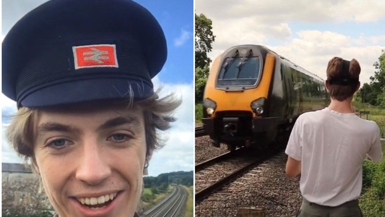 TikToker becomes viral sensation on the (railway) platform with trainspotting adventures