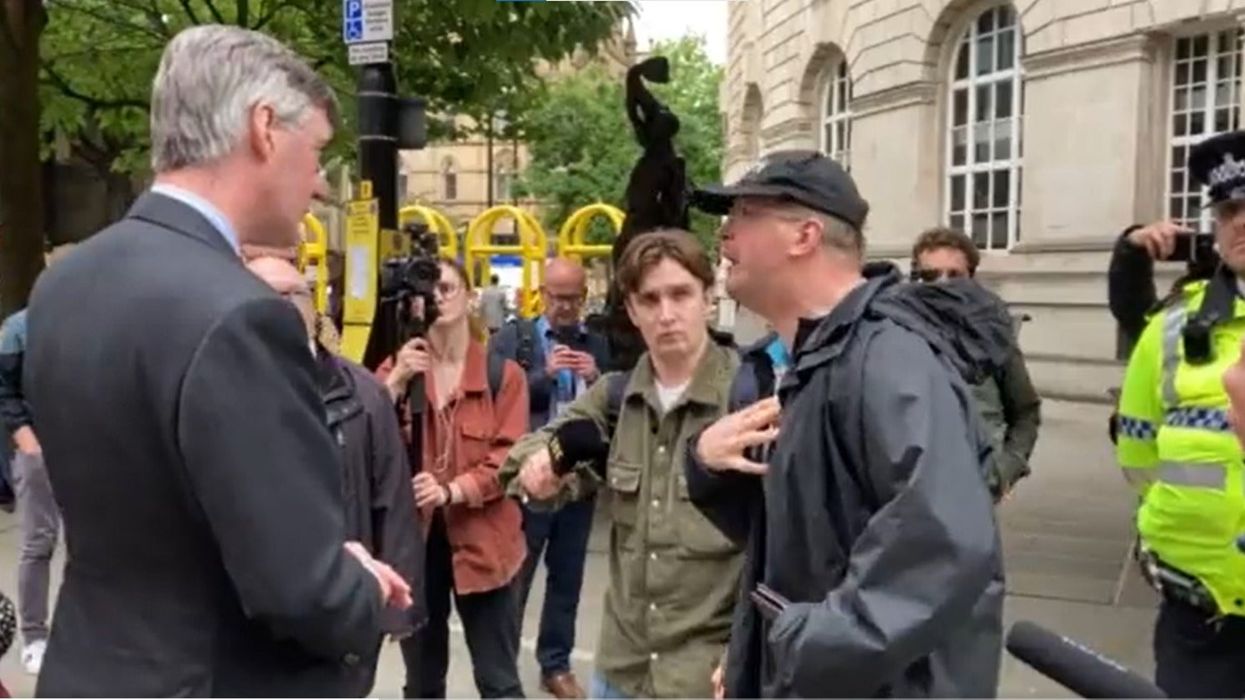 Jacob Rees-Mogg confronted by man with cerebral palsy over ‘shameful’ Tory austerity and benefits policies