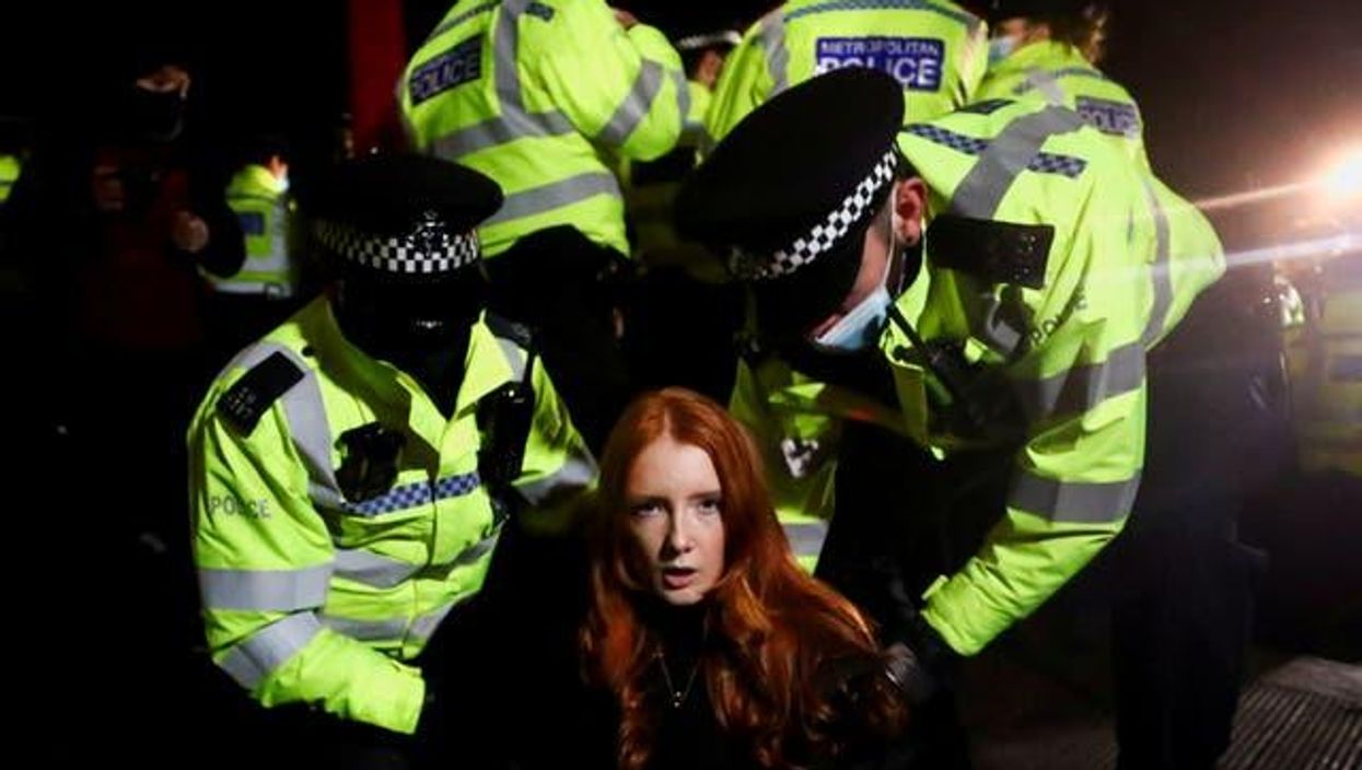 Woman held at Sarah Everard vigil says she felt afraid after police officers ‘liked’ her Tinder profile