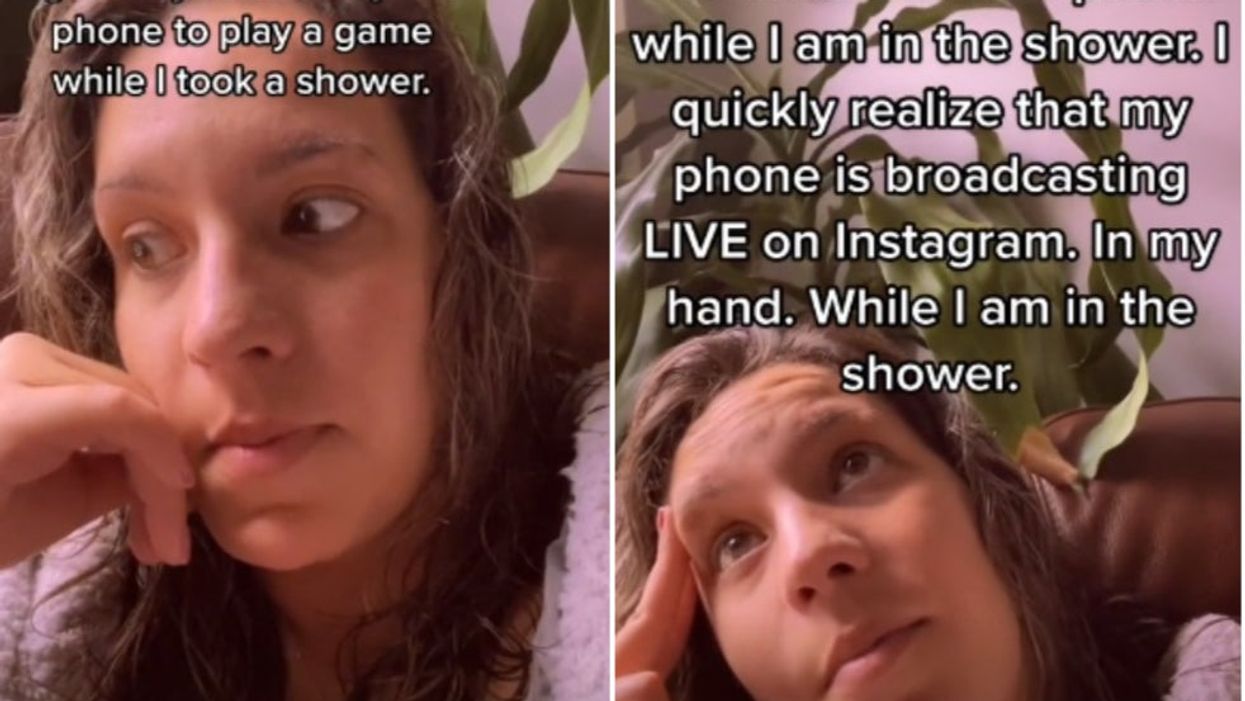 Mum reveals cringe moment her toddler accidentally filmed her in the shower on Instagram Live