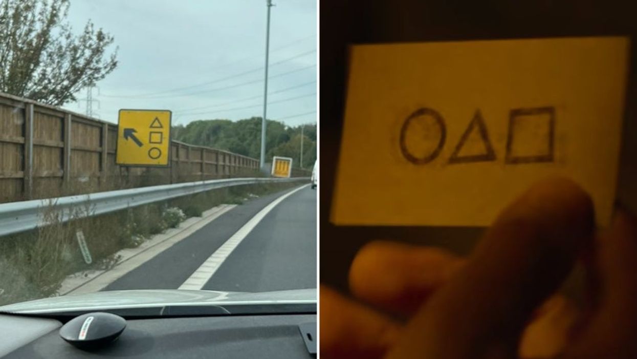 Police reassure drivers that M4 road signs are not a direction to Squid Game