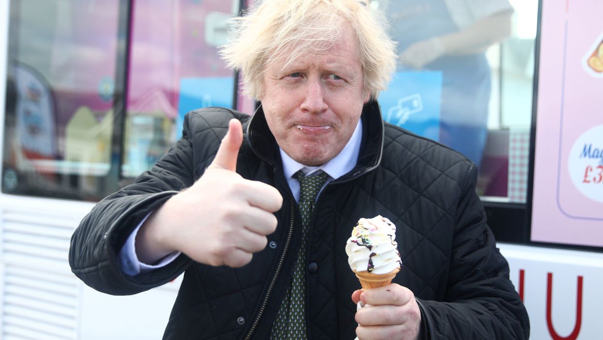 Boris Johnson was papped painting on holiday and people are saying he’s trying to look like Winston Churchill