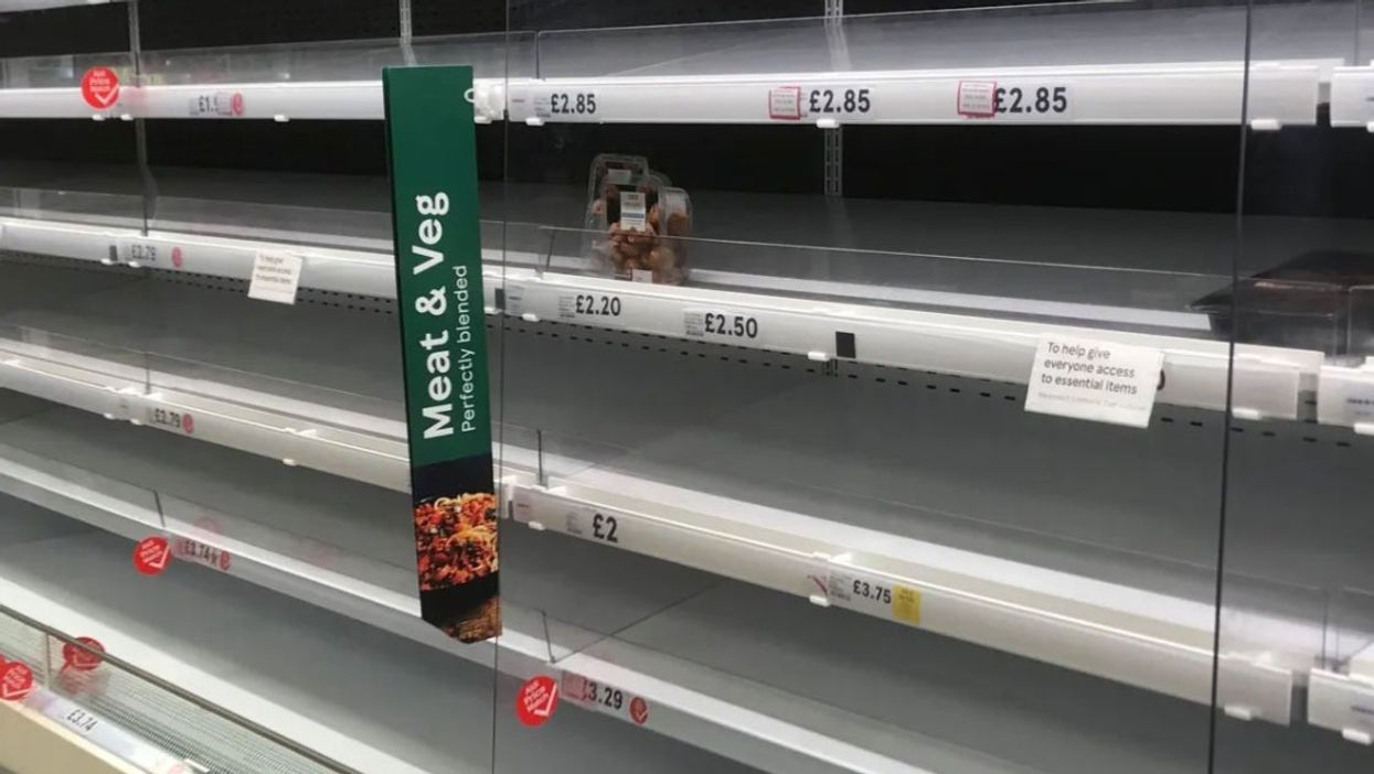 Republican politician tries to bash Biden with photos of empty grocery shelves –  in Tesco
