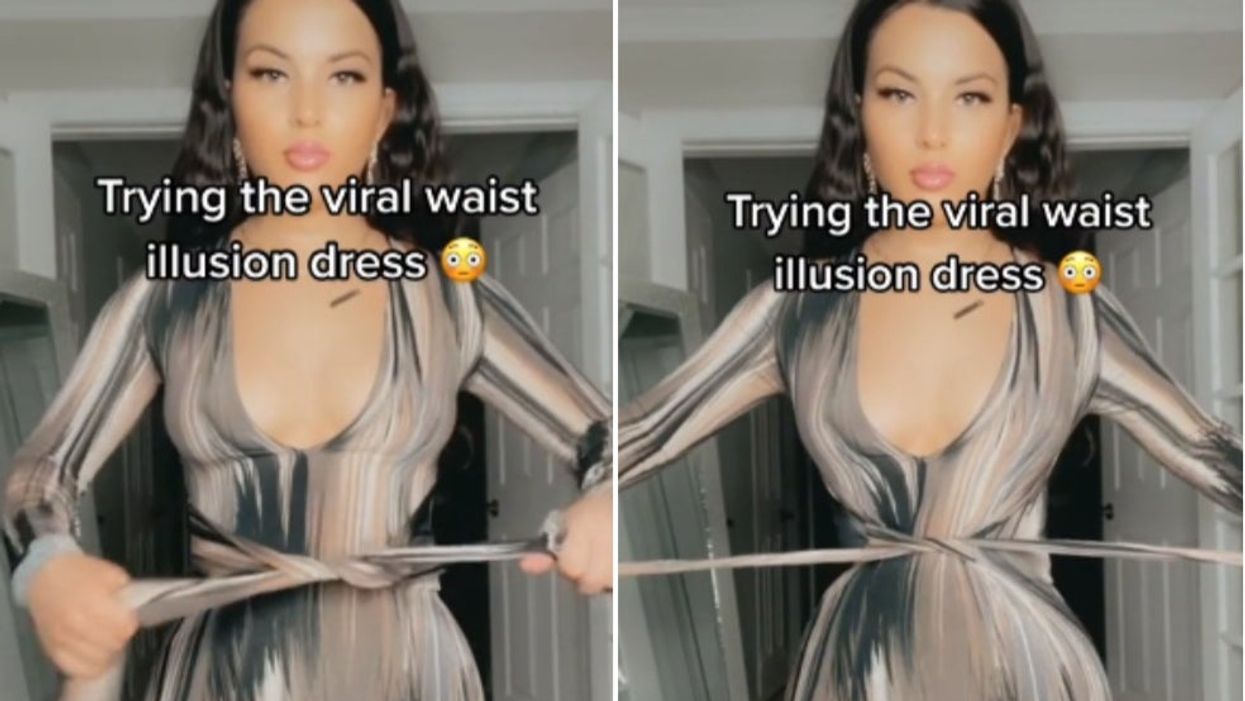 Eye tricking ‘illusion dress’ goes viral on TikTok