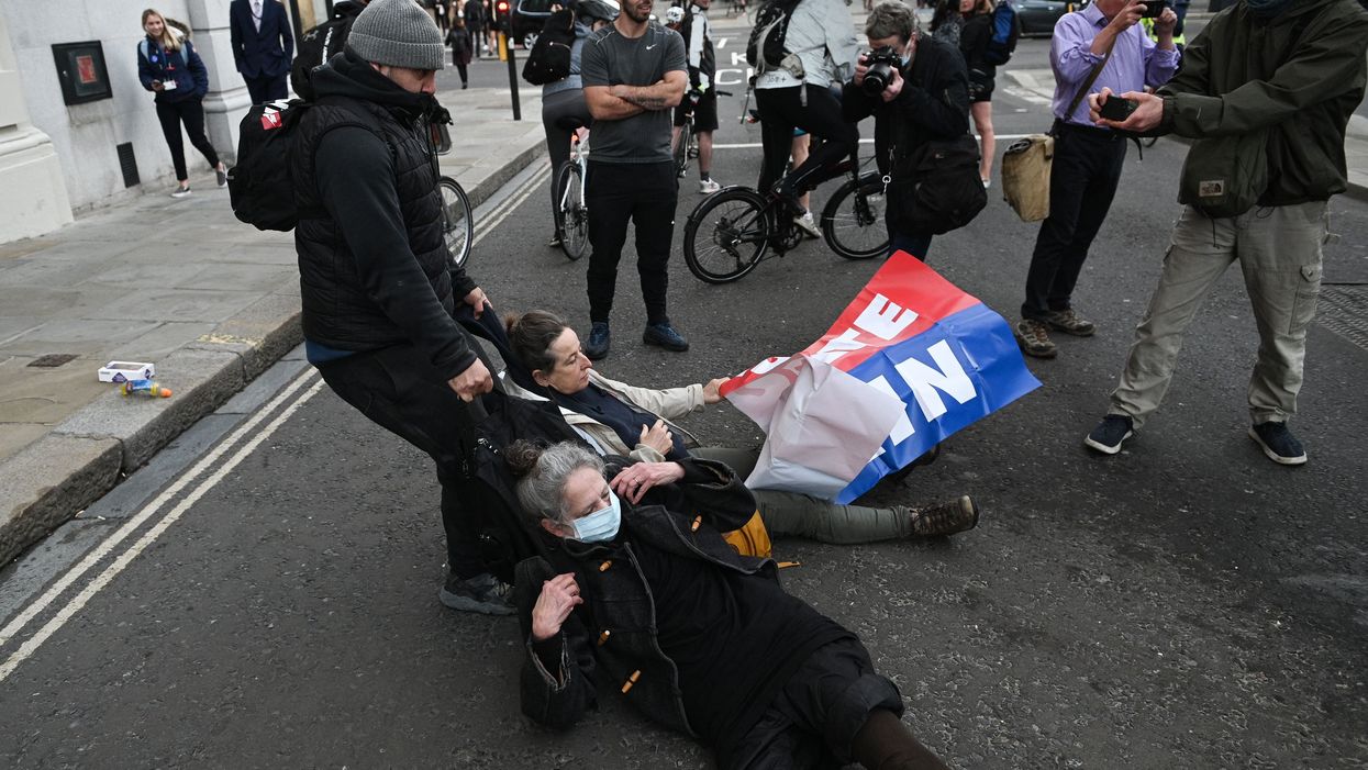 Insulate Britain: Furious motorist wishes cancer on protester’s family as eco-warriors block London roads