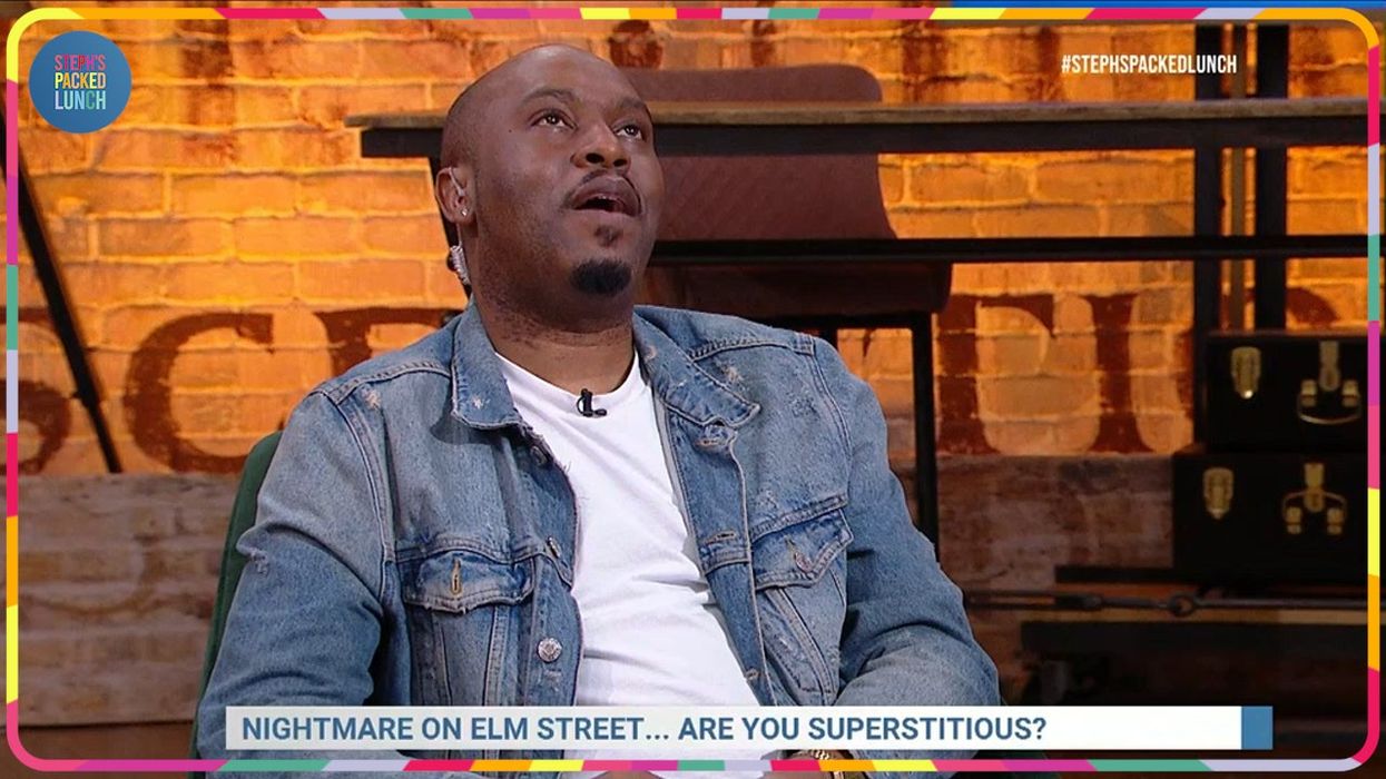 Channel 4 froze again and got stuck on a very appropriate picture