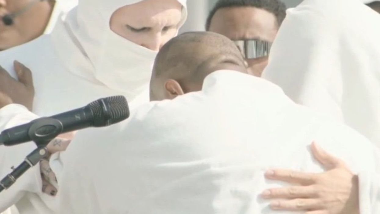 Fans left baffled after Kanye West invites Marilyn Manson to lead Sunday prayers