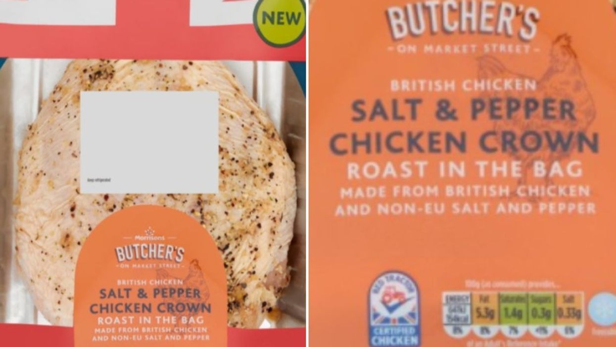 Morrisons apologises after advertising British chicken as being made with ‘non-EU salt and pepper’