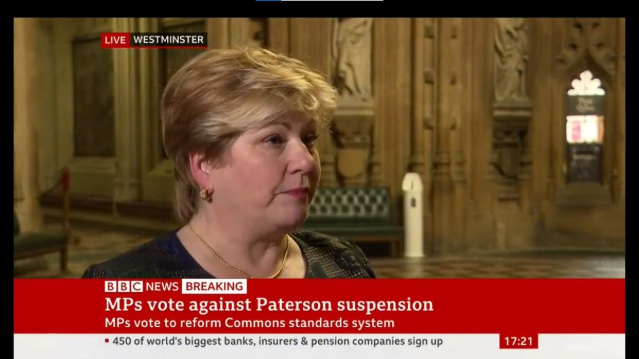 Emily Thornberry says latest Tory scandal would ‘even make Donald Trump blush’