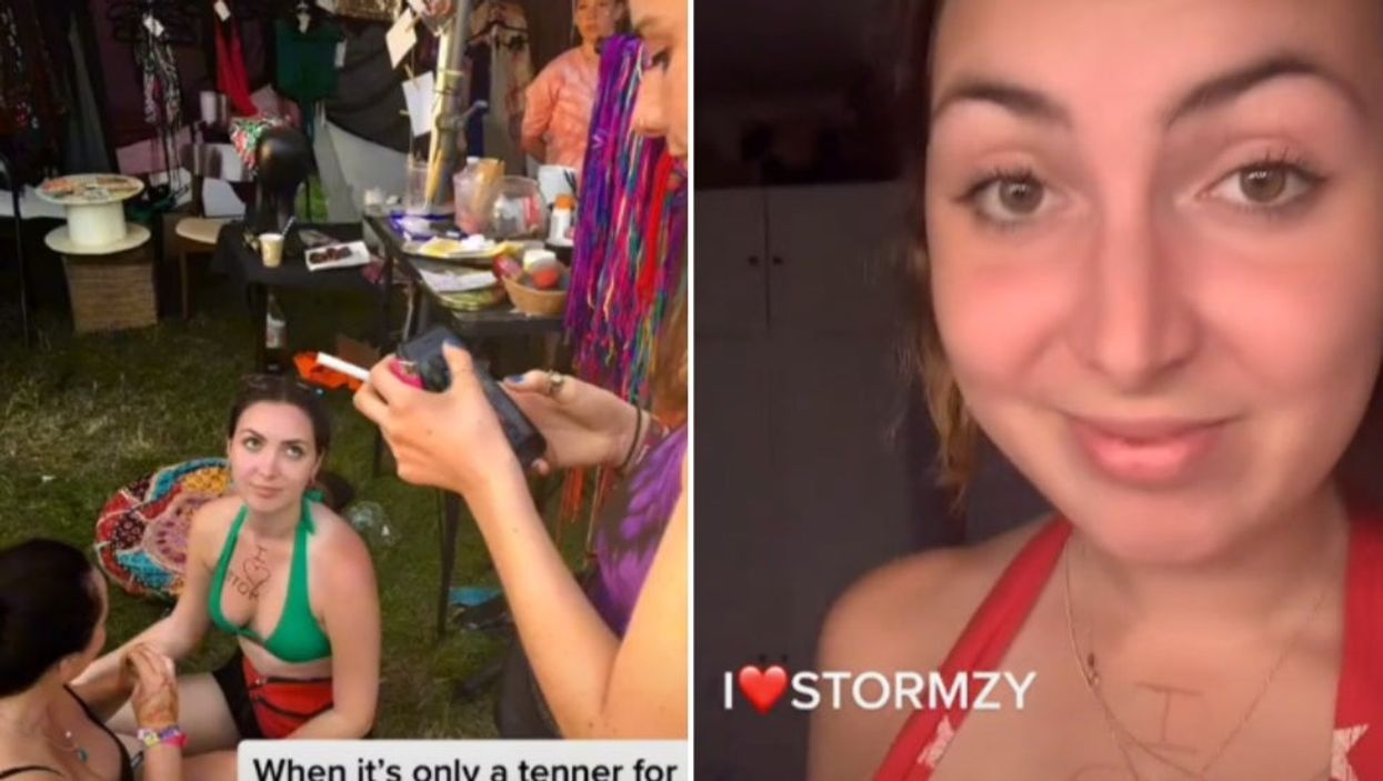 Woman’s £10 henna chest tattoo from music festival fails to fade