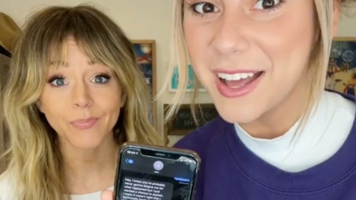 Woman turns ex-boyfriend’s apology text into a hilarious dramatic reading – complete with violinist