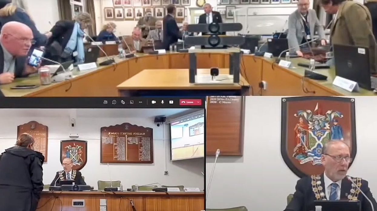 ‘You have no authority’: Chaotic Essex council meeting sparks Jackie Weaver comparisons with police called