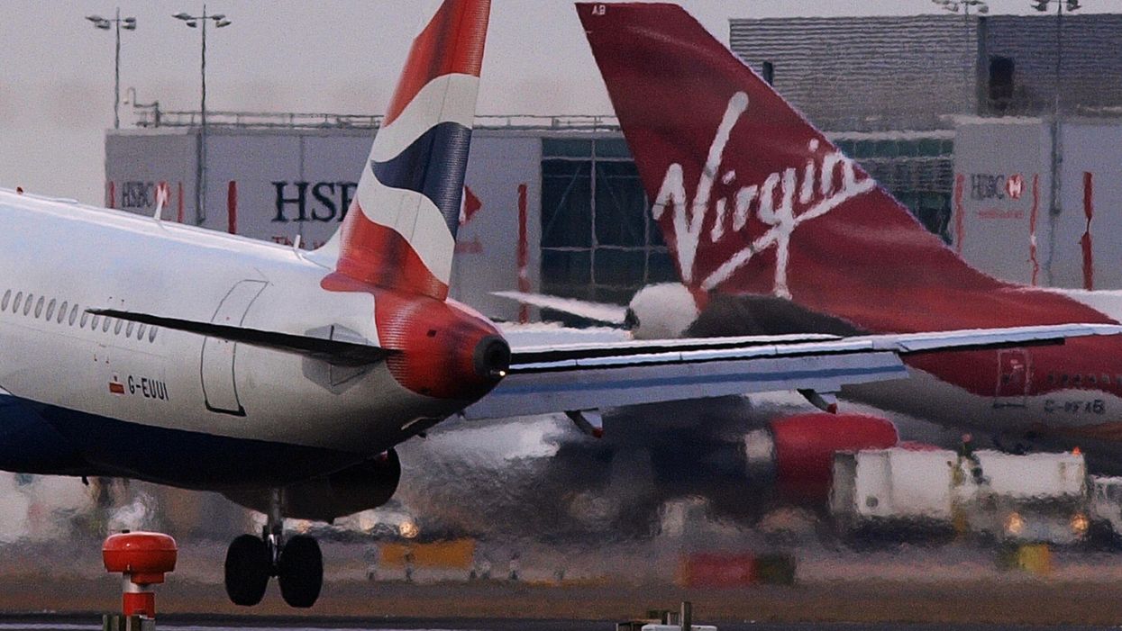 BA and Virgin synchronise take-offs and race across world to celebrate end of US travel ban