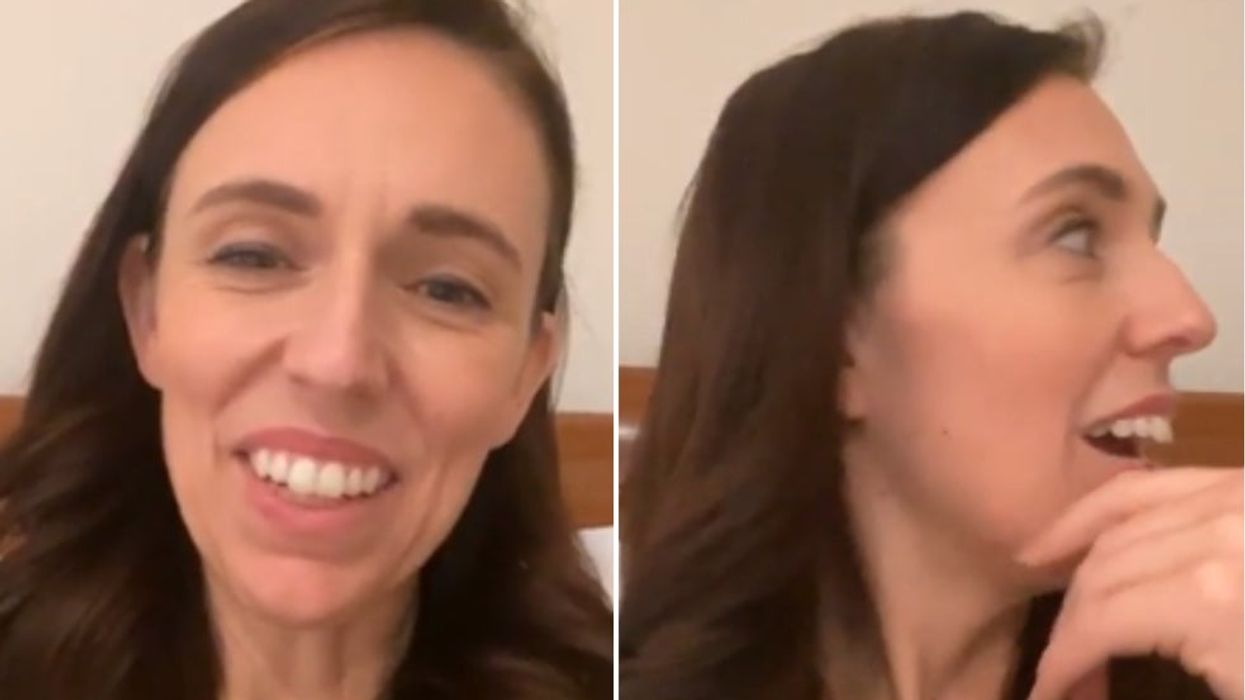 Sweet moment Jacinda Ardern is interrupted by her daughter during live Covid update