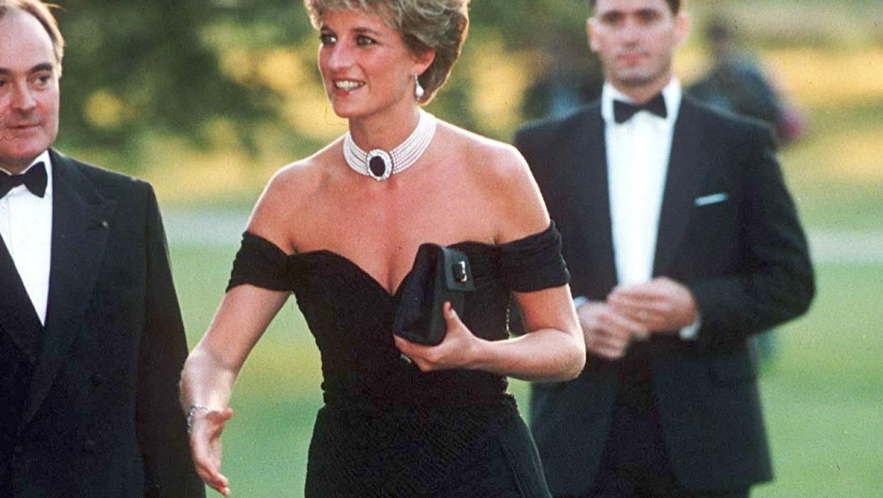 Princess Diana’s ‘revenge dress’ has been recreated for The Crown and Twitter has gone wild