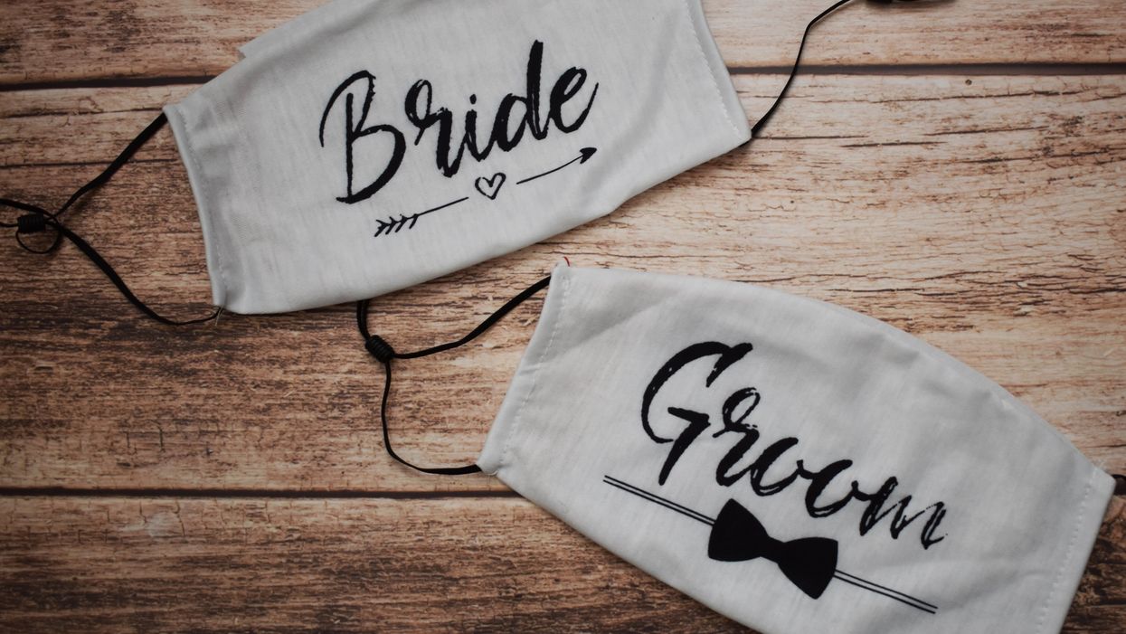 Couple tells wedding guests that masks aren’t allowed at the ceremony