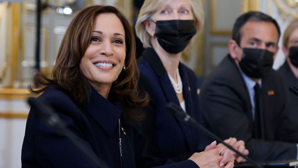 Kamala Harris mocked for slipping into a French accent during visit to Paris