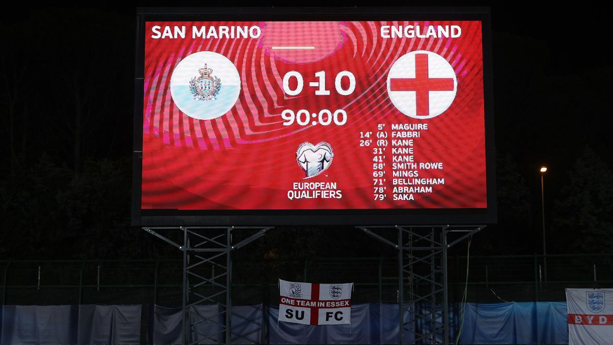England just scored 10 goals in a game for the first time in more than 50 years