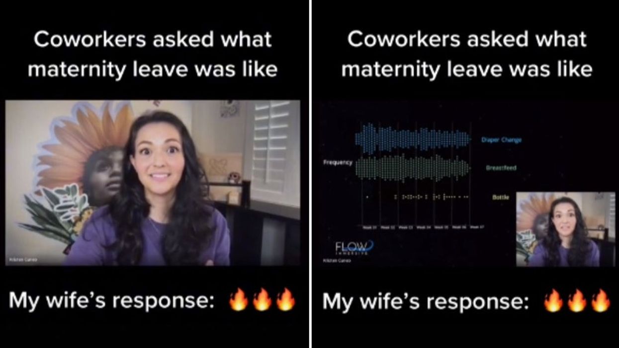 Mum goes TikTok viral for insightful data presentation showing the realities of being a new parent