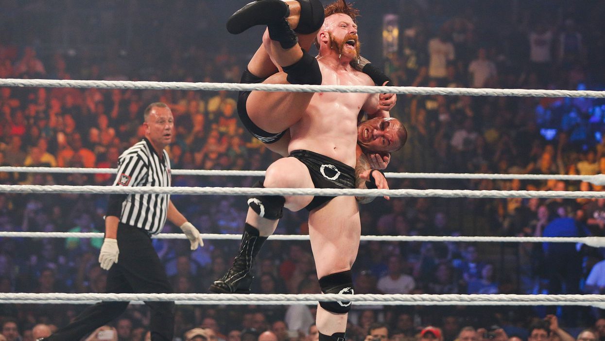 WWE wrestler warns against people doing his moves after man copies him during a street fight