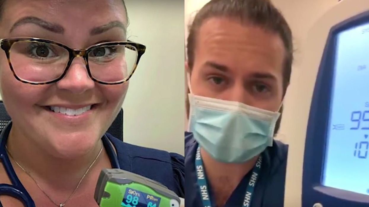 Doctors are discrediting right-wingers who are claiming masks 'lower their oxygen' intake