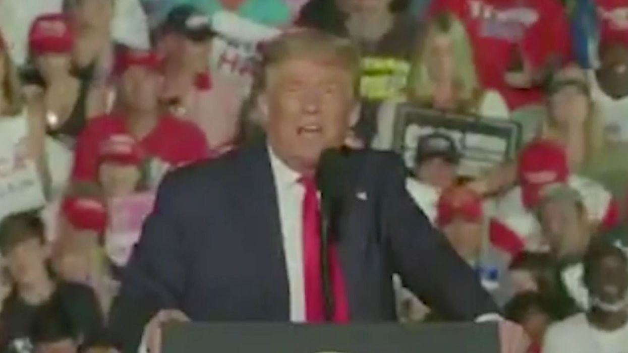 18 shocked responses to Trump's most bizarre claim at his rally last night