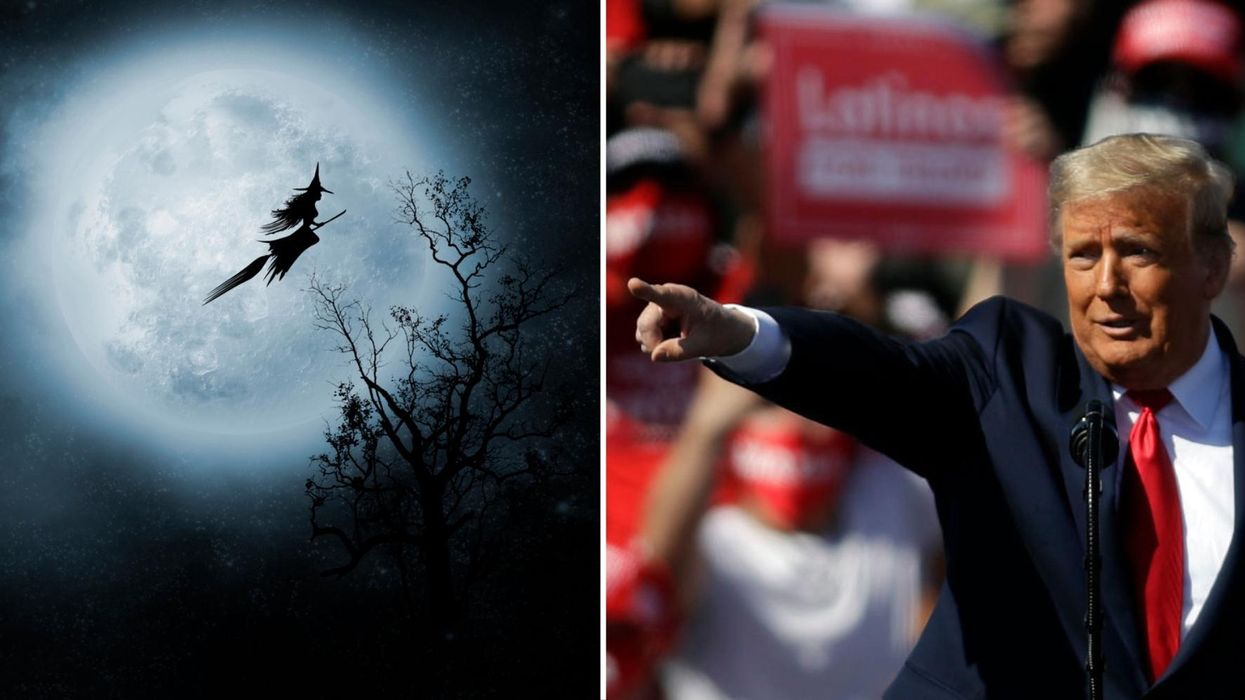 Witches are casting spells to stop Trump from winning the election