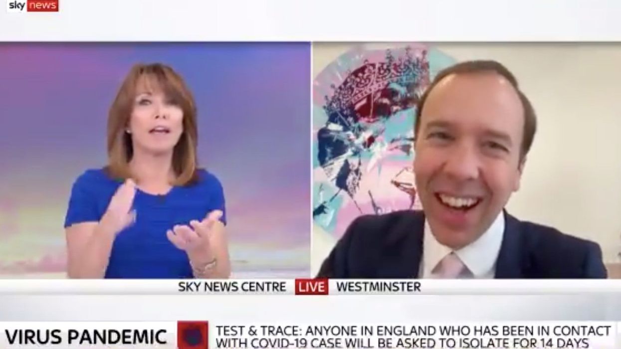 Matt Hancock slammed for hysterically laughing at concerns about the 'rushed' track and trace launch