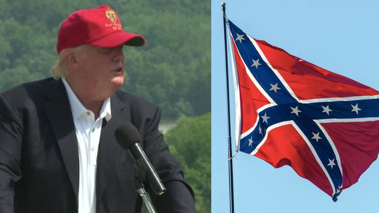 Trump said Confederate flags should be taken down and put in museums, five years ago