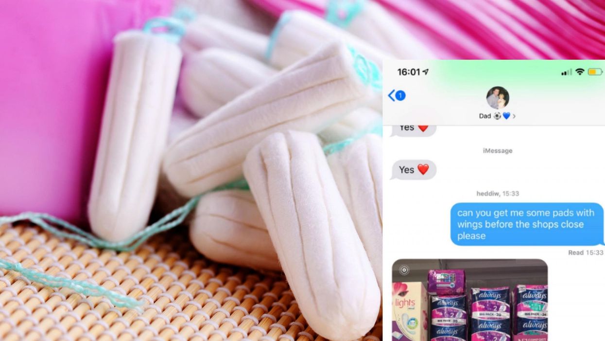This dad's response to his daughter asking for sanitary pads is everything