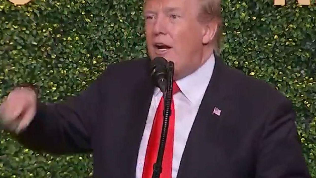Trump says noise from windmills causes cancer