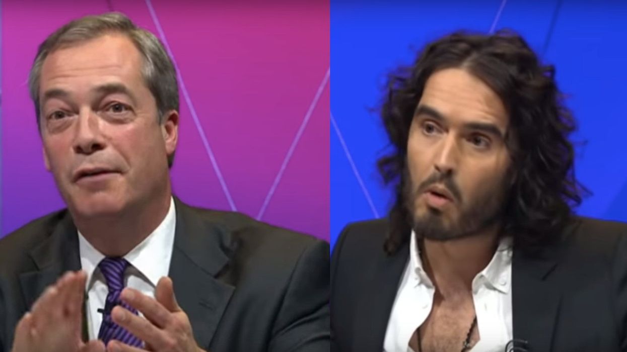 Russell Brand expertly critiques Nigel Farage in archive Question Time clip