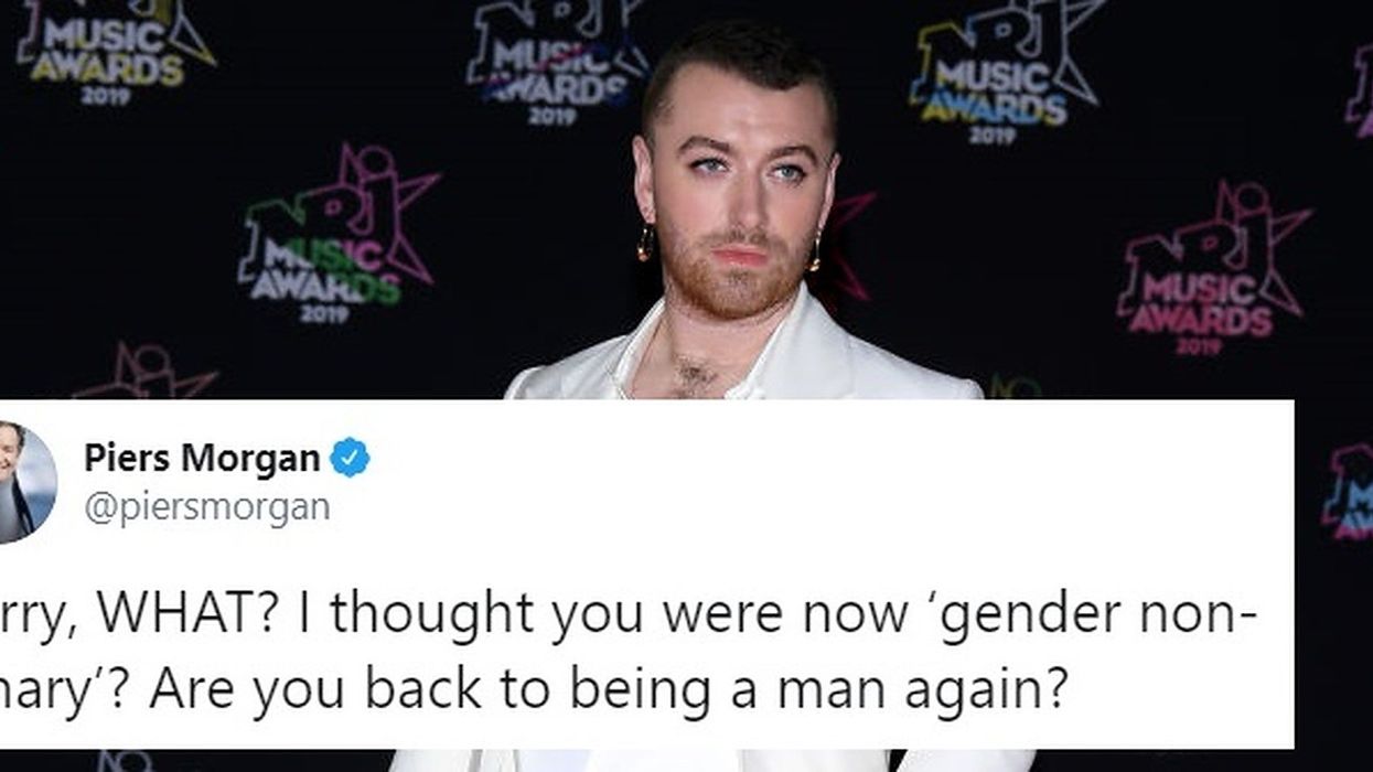 Piers Morgan criticizes non-binary singer Sam Smith for dressing in 'men's' clothing