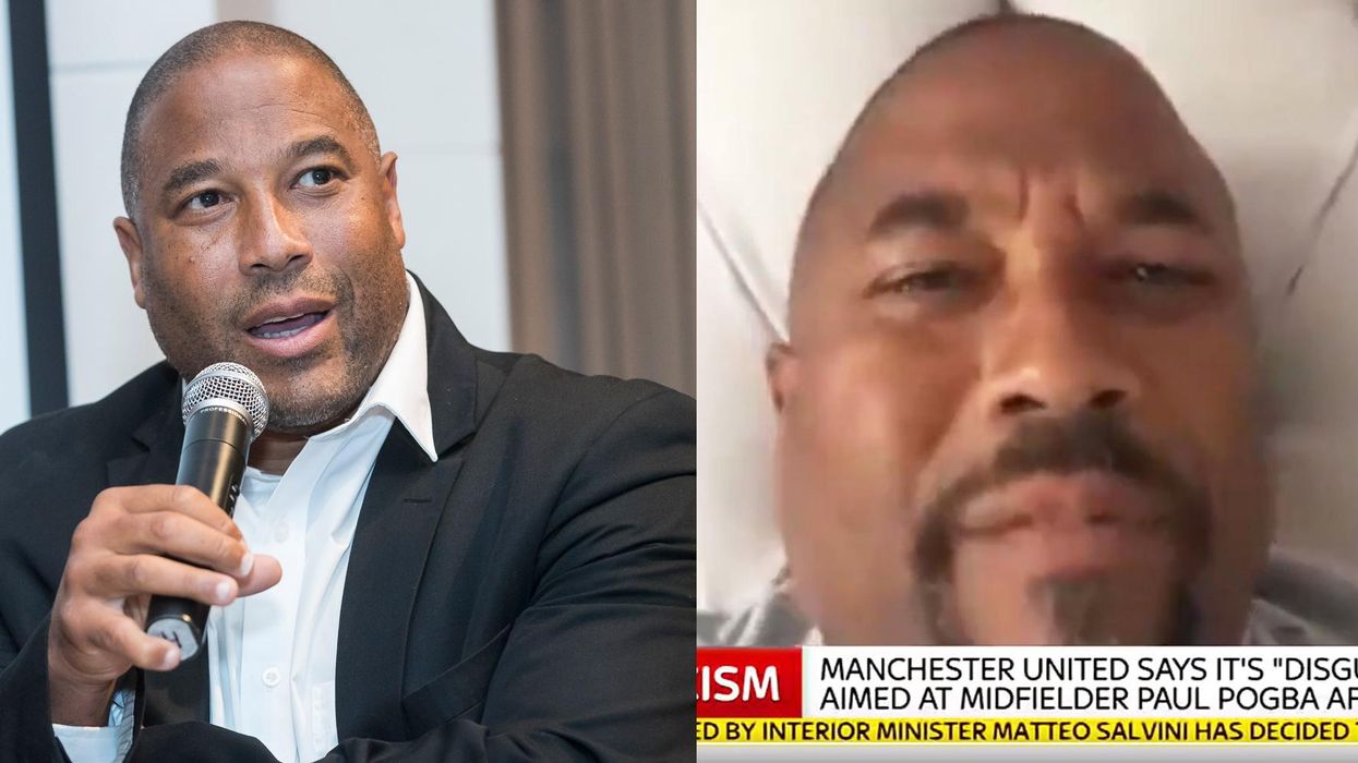 John Barnes conducted a very serious interview about racism from his bed