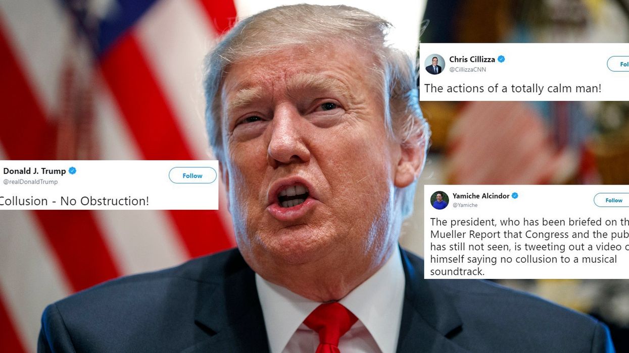 Trump just dropped a 'no collusion' movie trailer - and it's the most bizarre thing you'll see today