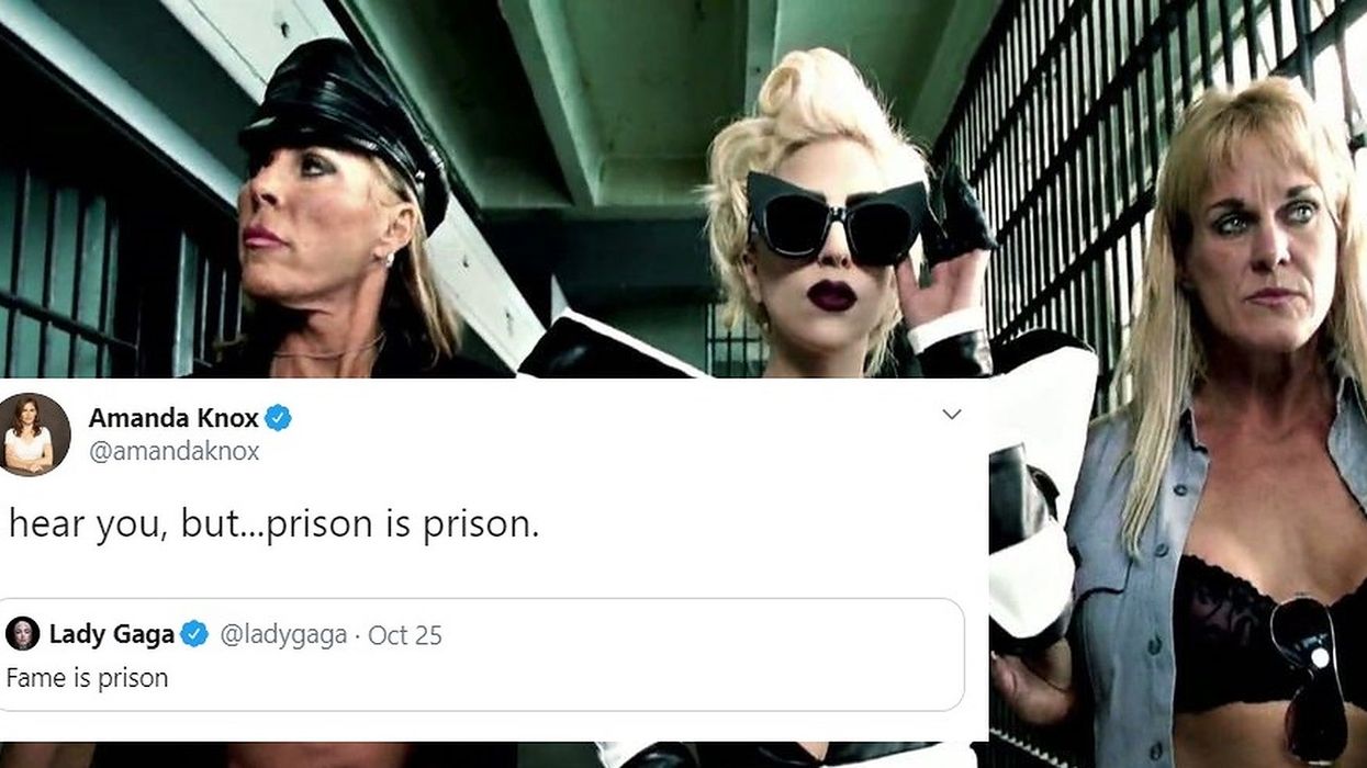 Amanda Knox perfectly shut down Lady Gaga after she compared 'fame' to prison
