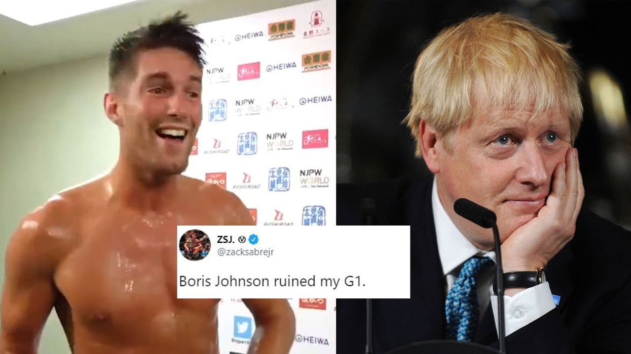 British wrestler blames a loss on Boris Johnson in hilarious rant against prime minister