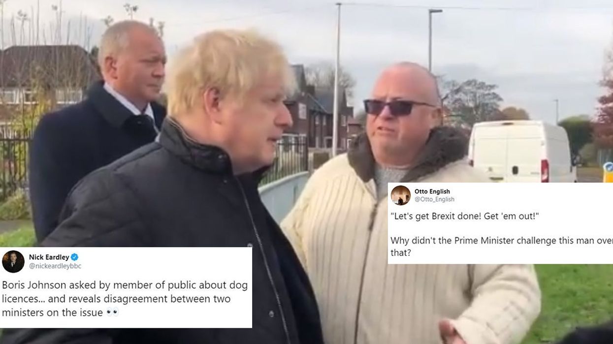 Boris Johnson talking to a Brexiteer about dog poo is the most awkward thing you'll see today