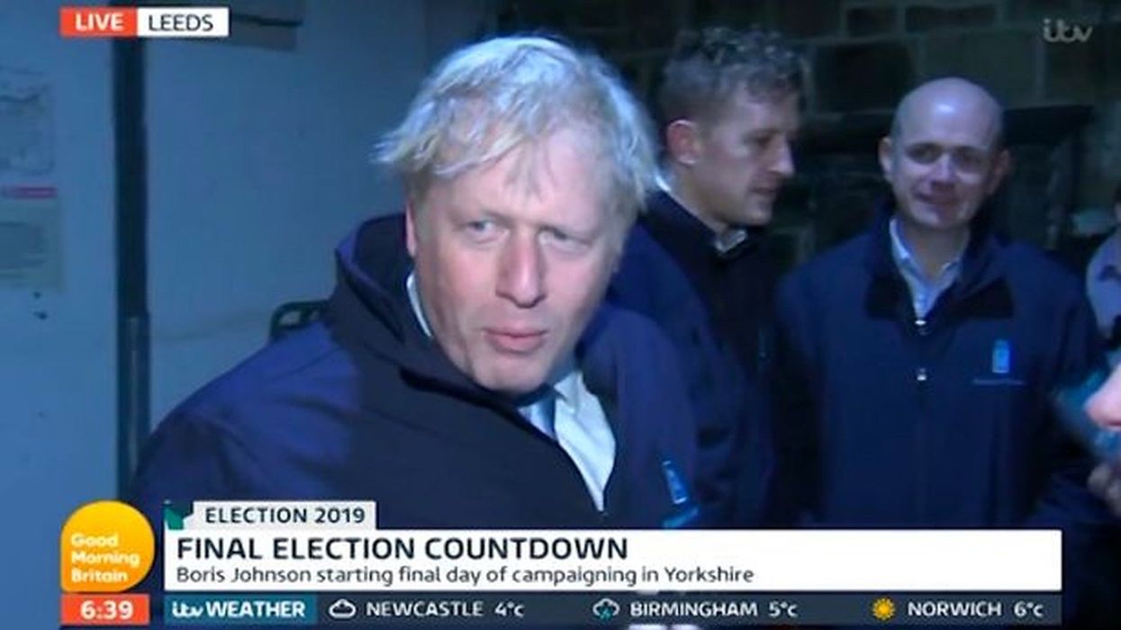 Boris Johnson just hid in a fridge to escape Piers Morgan interview