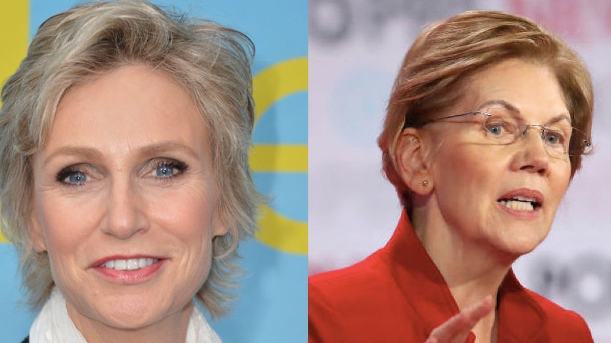 Jane Lynch accuses Liz Warren of ‘class warfare’ and defends billionaires' right to ‘choose the next president’