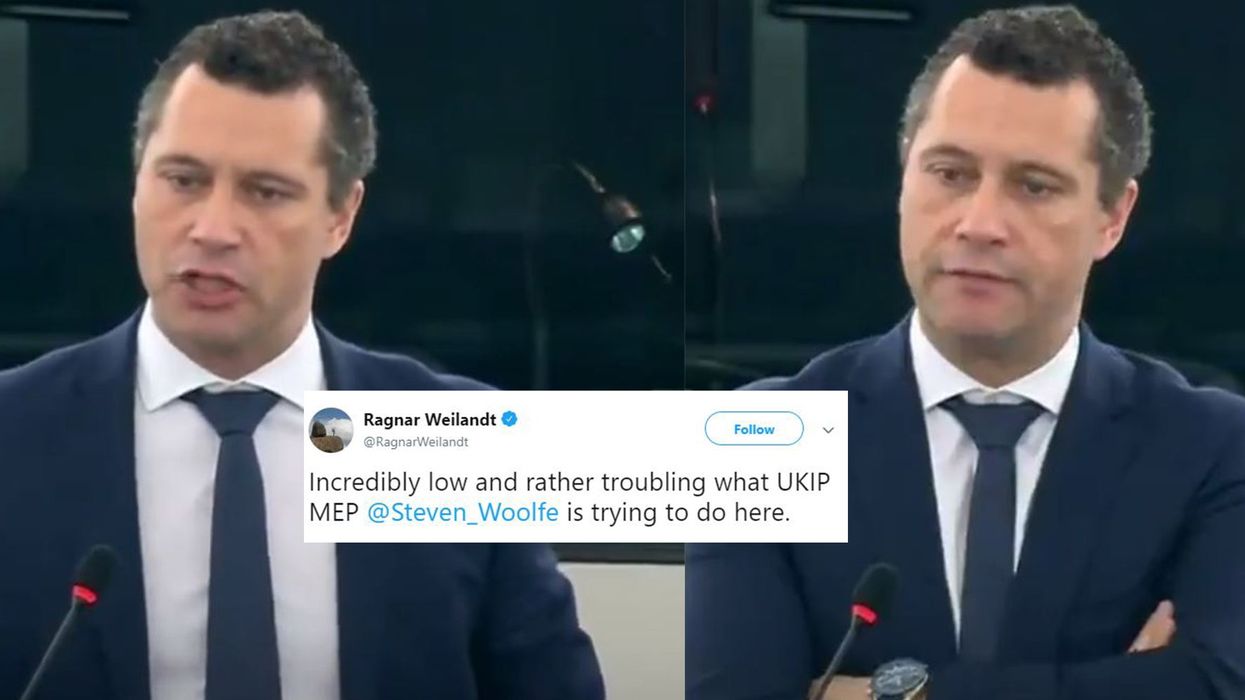 MEP Steven Woolfe criticised for using his dying uncle in a speech about 'Brexit traitors'