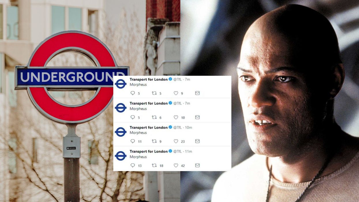 Transport for London has been tweeting about 'Morpheus' and it is completely bizarre