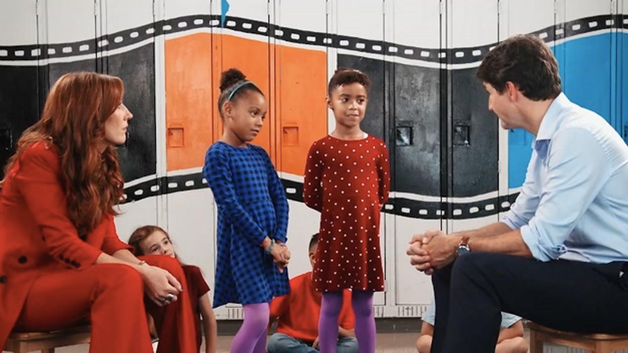 Justin Trudeau confronted by black schoolgirls over blackface photos