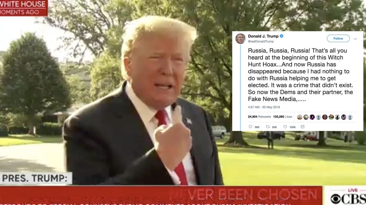 Trump said Russia helped him get elected then immediately tried to backtrack