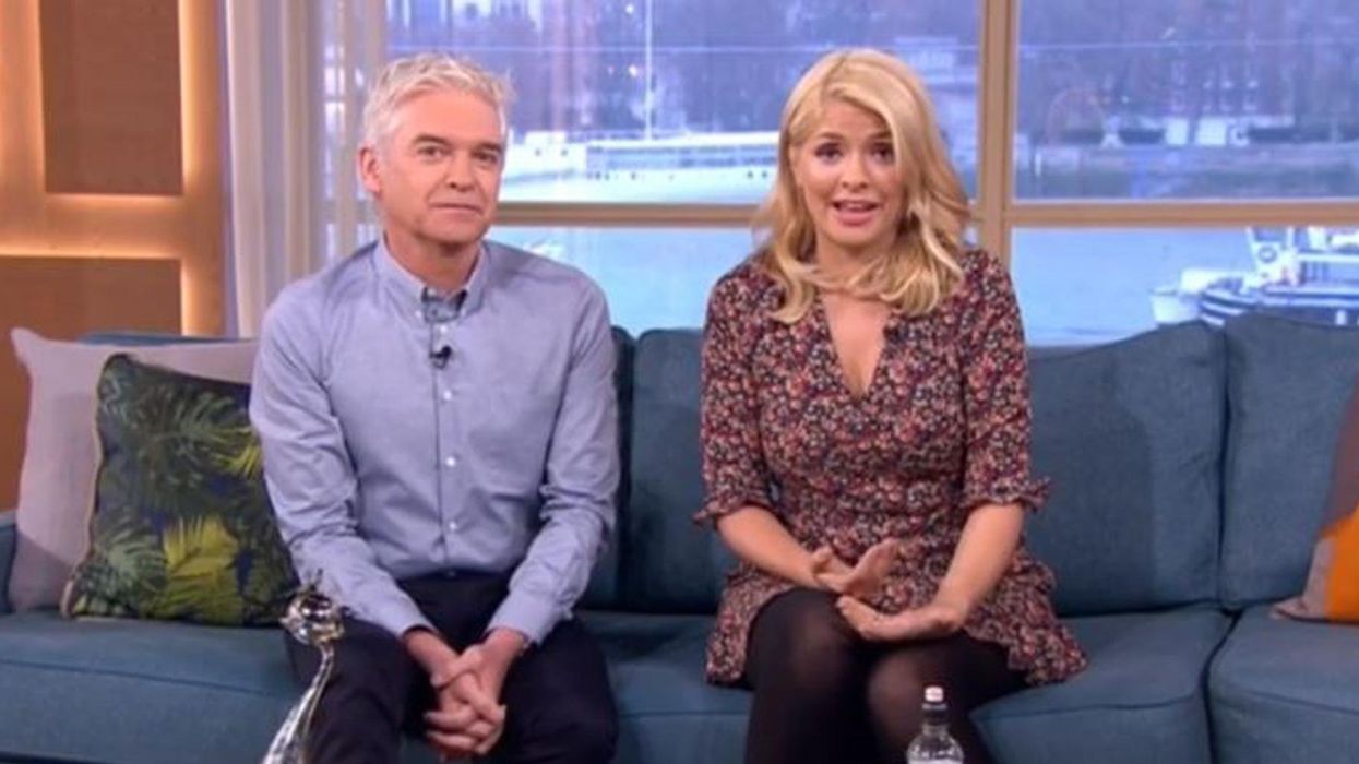 Holly Willoughby and Phillip Schofield turned up for work after partying all night. It showed