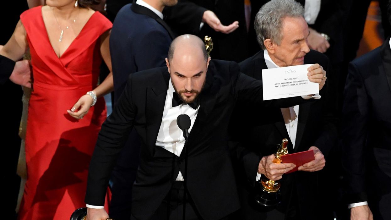 Watching the Oscars producers tell La La Land they didn't win is the most excruciating television so far this year