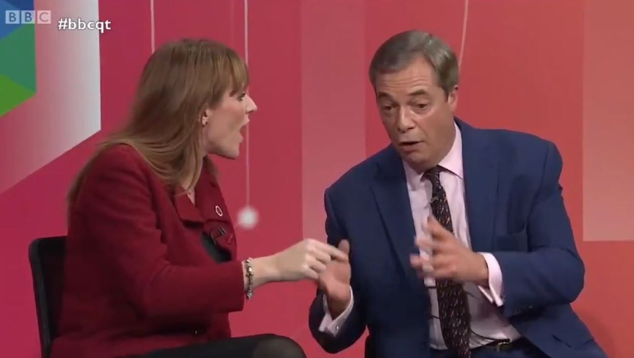 Angela Rayner calls out Nigel Farage for his 'racist' refugee poster
