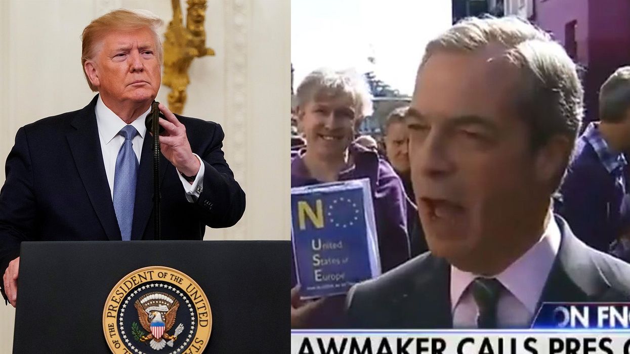 This Nigel Farage quote about Trump interfering in a general election has aged terribly