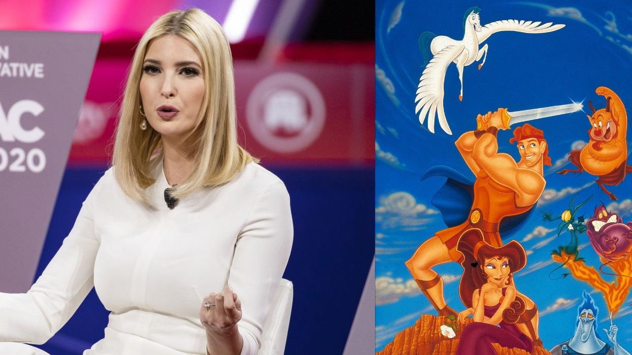 Ivanka Trump is seeing out the coronavirus pandemic by studying Greek mythology