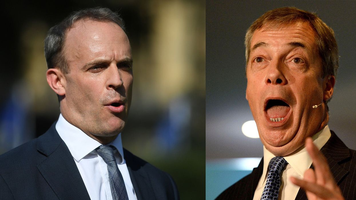 Dominic Raab said that the Tories don't have a 'Nigel Farage little England vision’ but even Farage disagrees